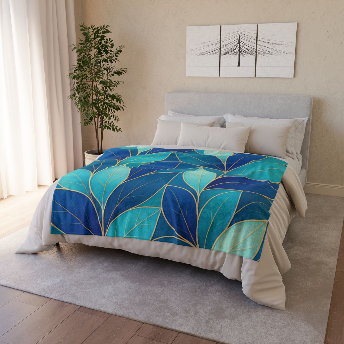 Petal Prism Lattice trendy patterned blankets