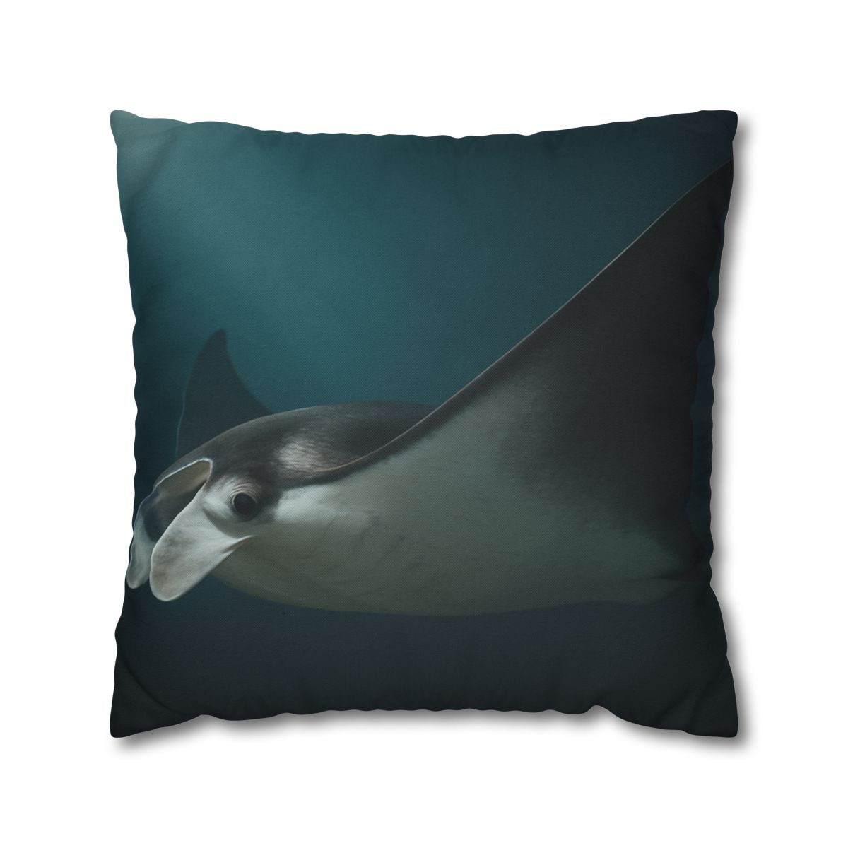 Starlit Glide Manta Ray unique gift pillow cases