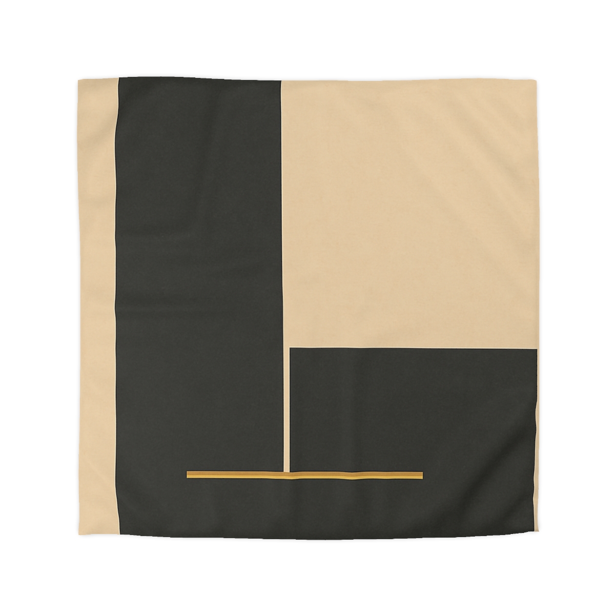 Offset Rectangles With Open Slot unique patterned duvets