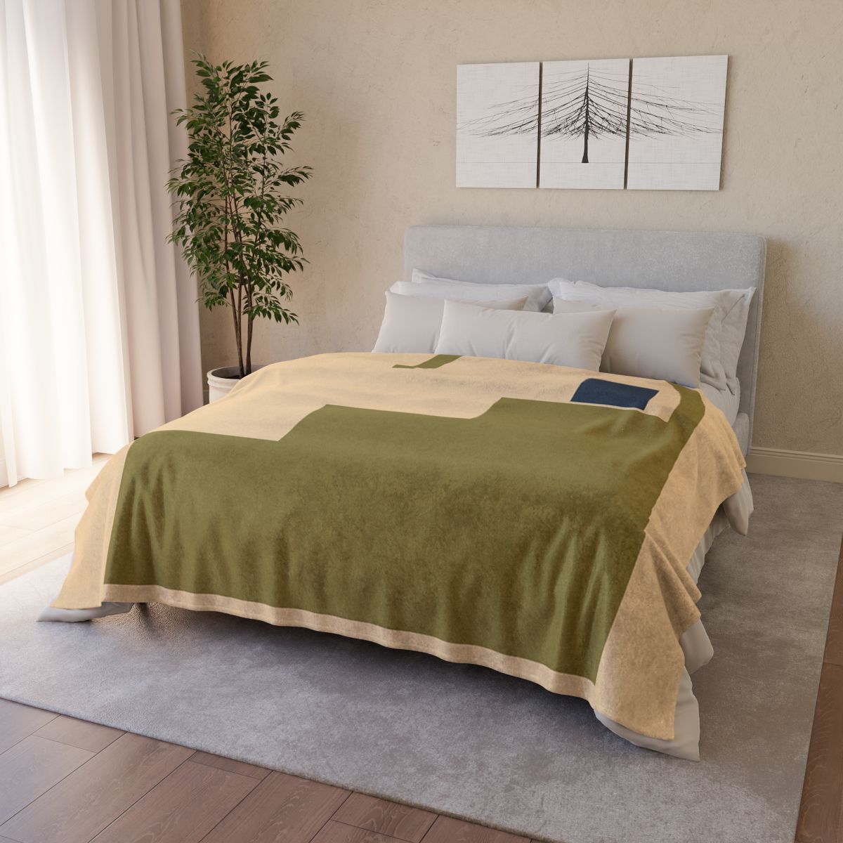 Stepped Arc Composition trendy patterned blankets