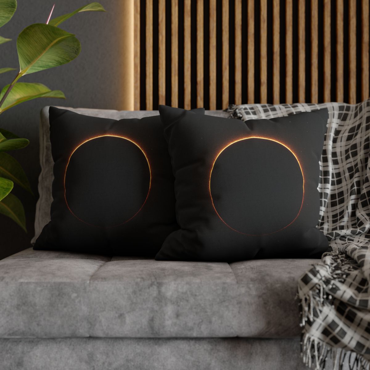 Event Horizon Ink Halo comfortable bedding pillow covers