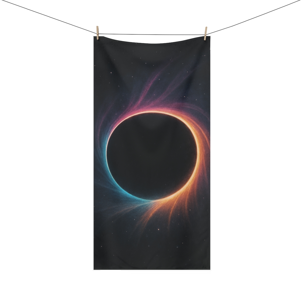 Prismatic Event Horizon Bloom unique gift towels