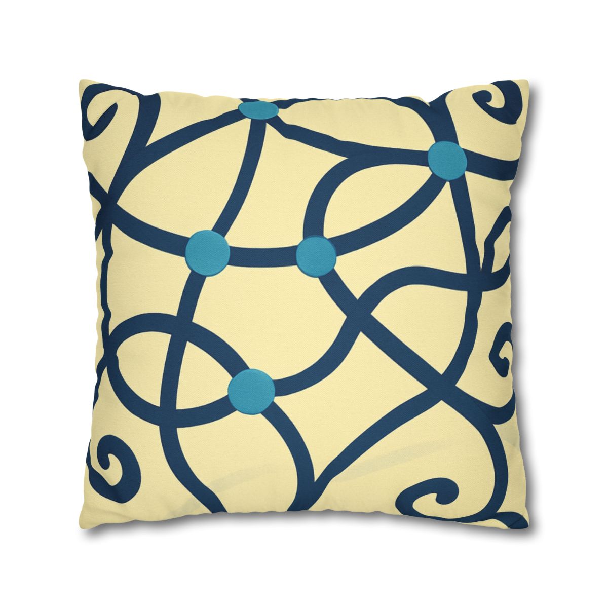 Tendril Ribbon Network trendy patterned pillow cases