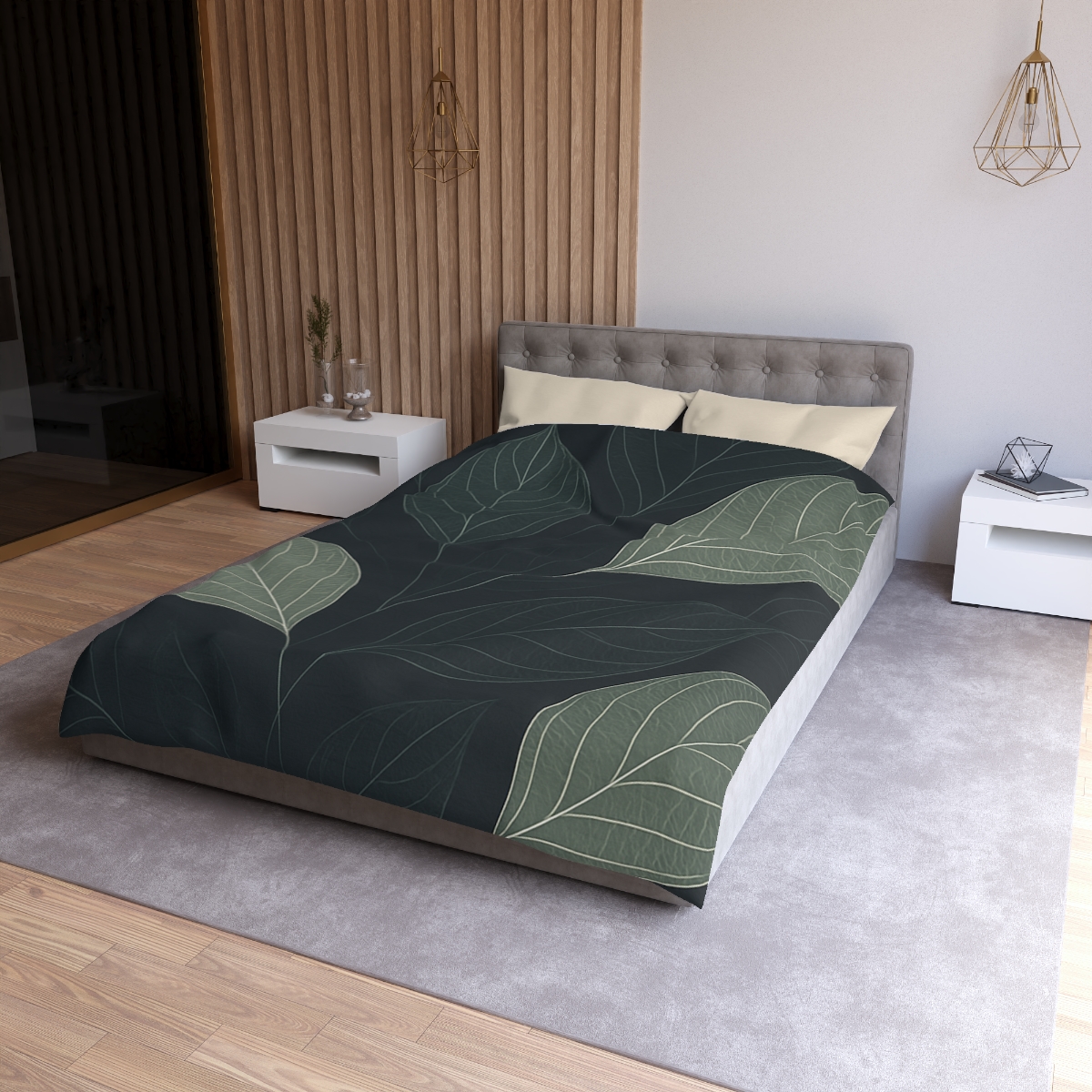 Leaf Vein Circuit Filigree warm winter duvets