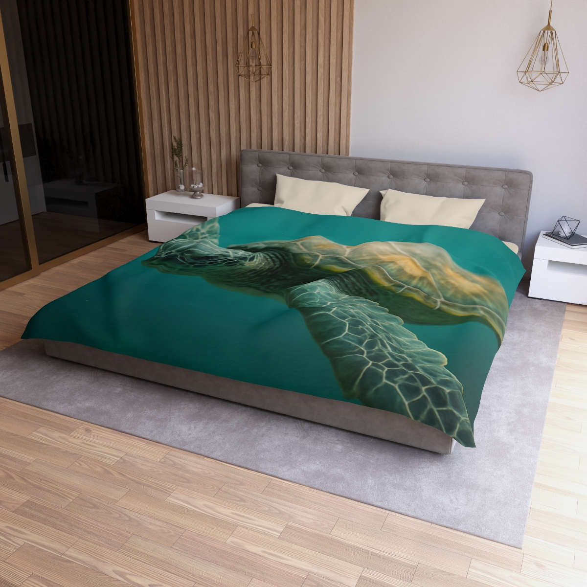 Comet Guard Green Sea Turtle trendy bedroom duvets