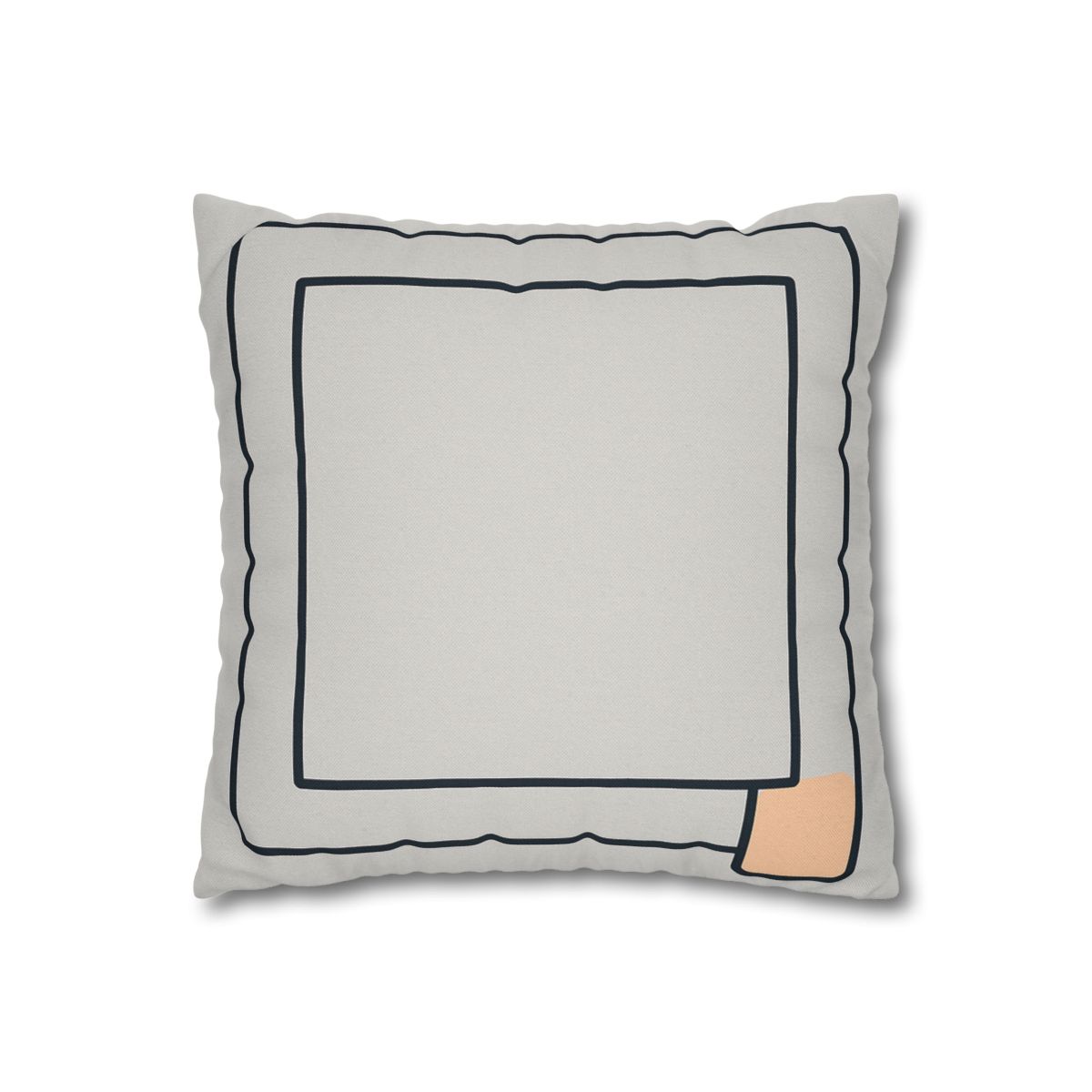 Nested Frame With Open Corner soft cotton pillow cases