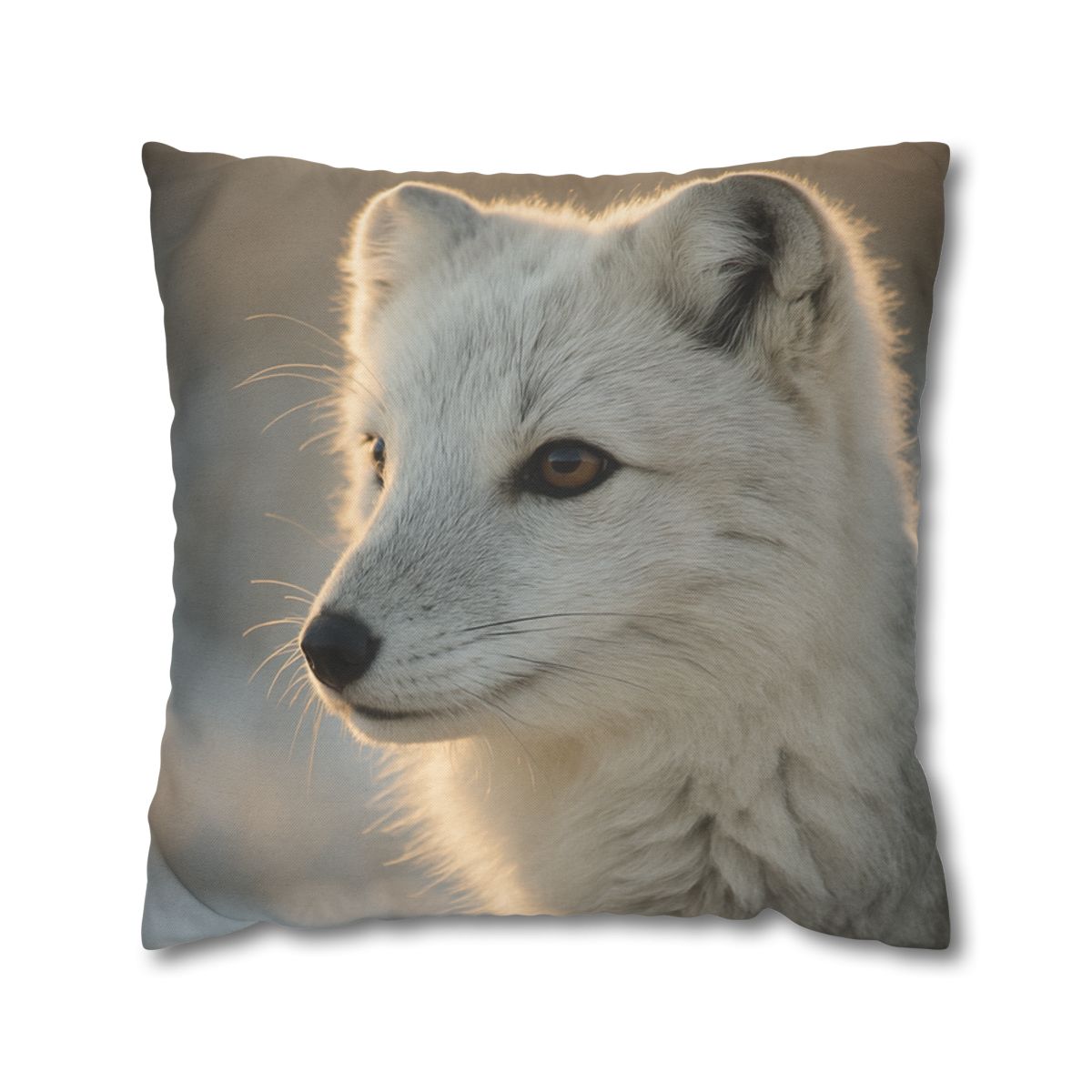 Ember Gaze Arctic Fox unique gift pillow cases
