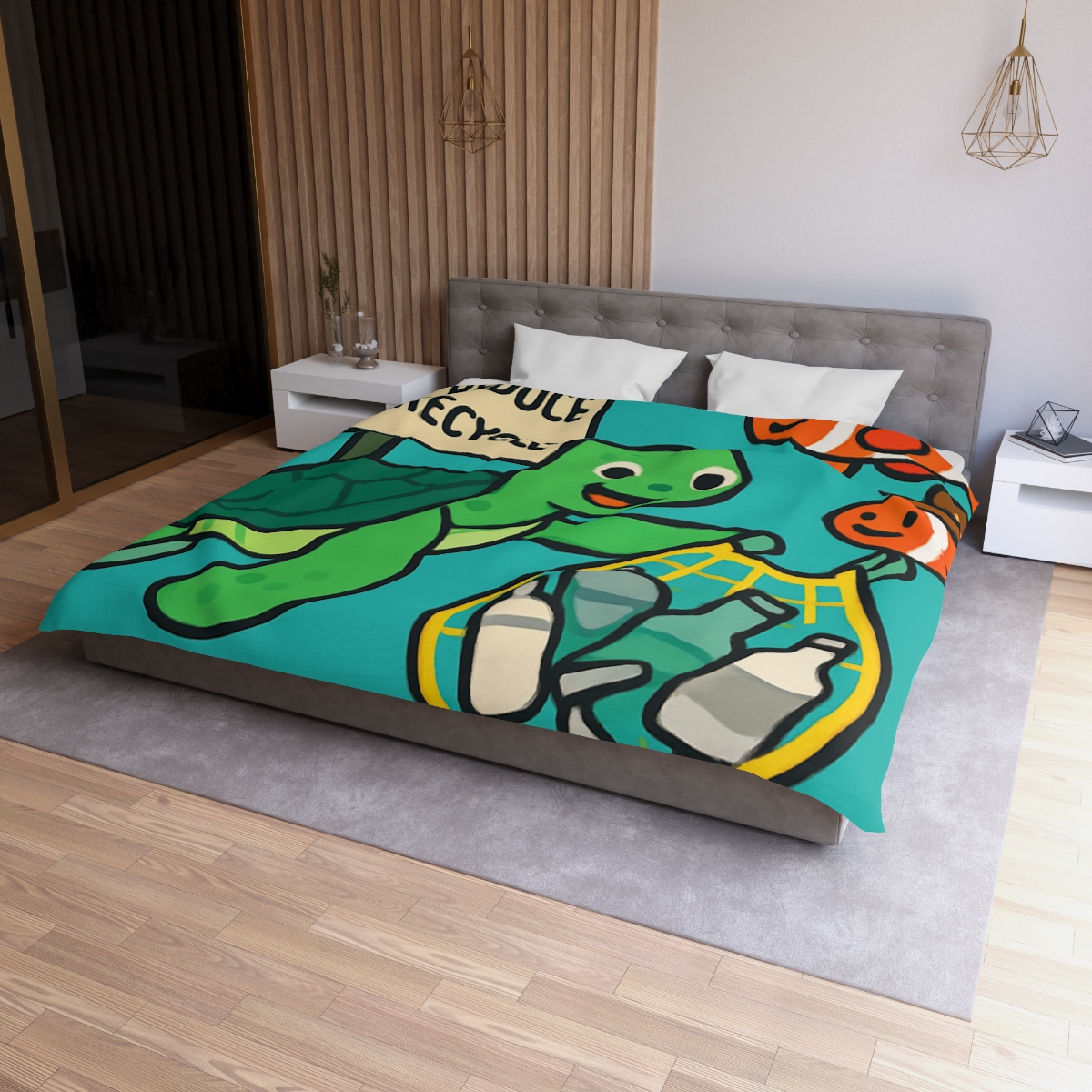 Coral Reef Recycling Rangers custom duvets