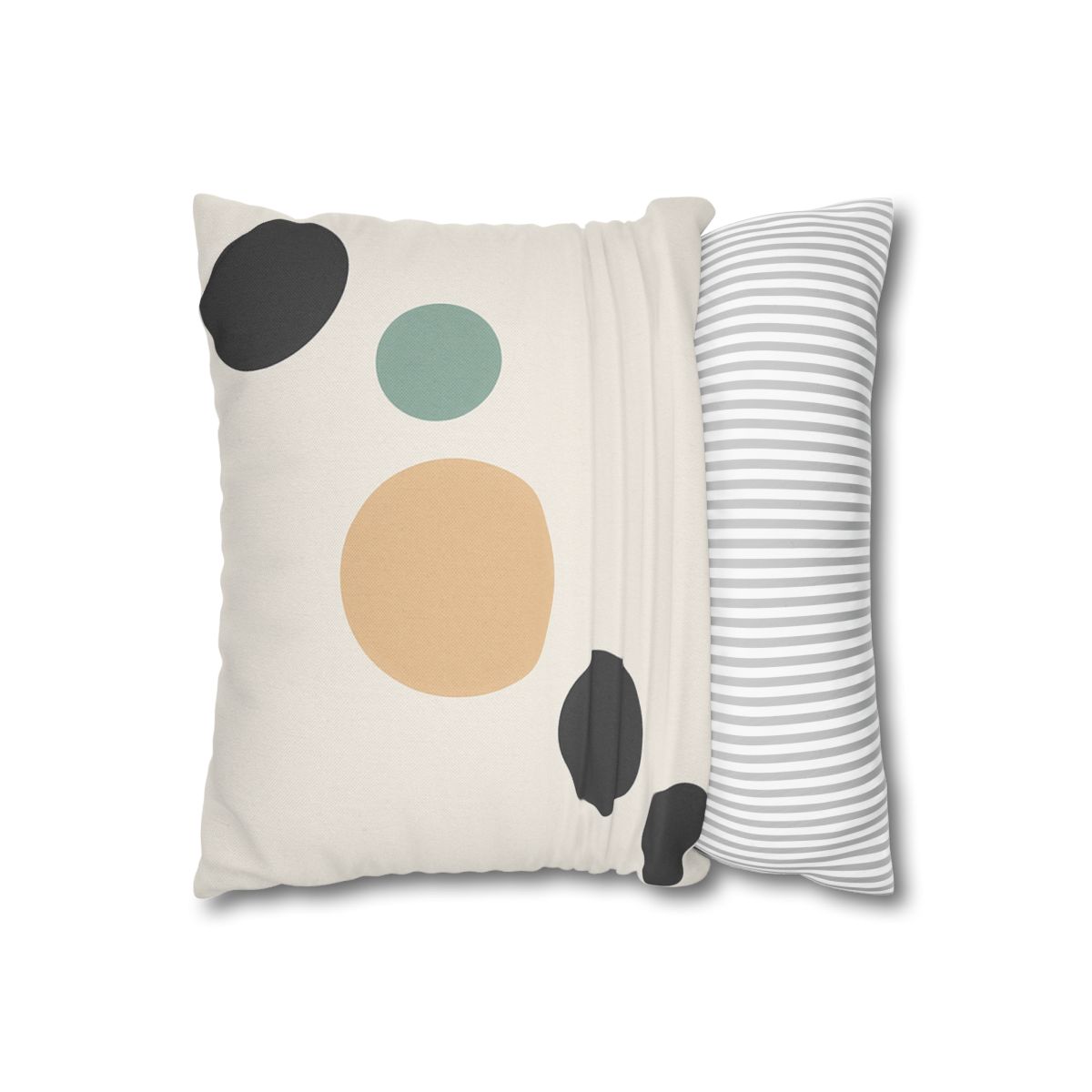 Diagonal Cluster Of Five Circles stylish decorative pillowcases