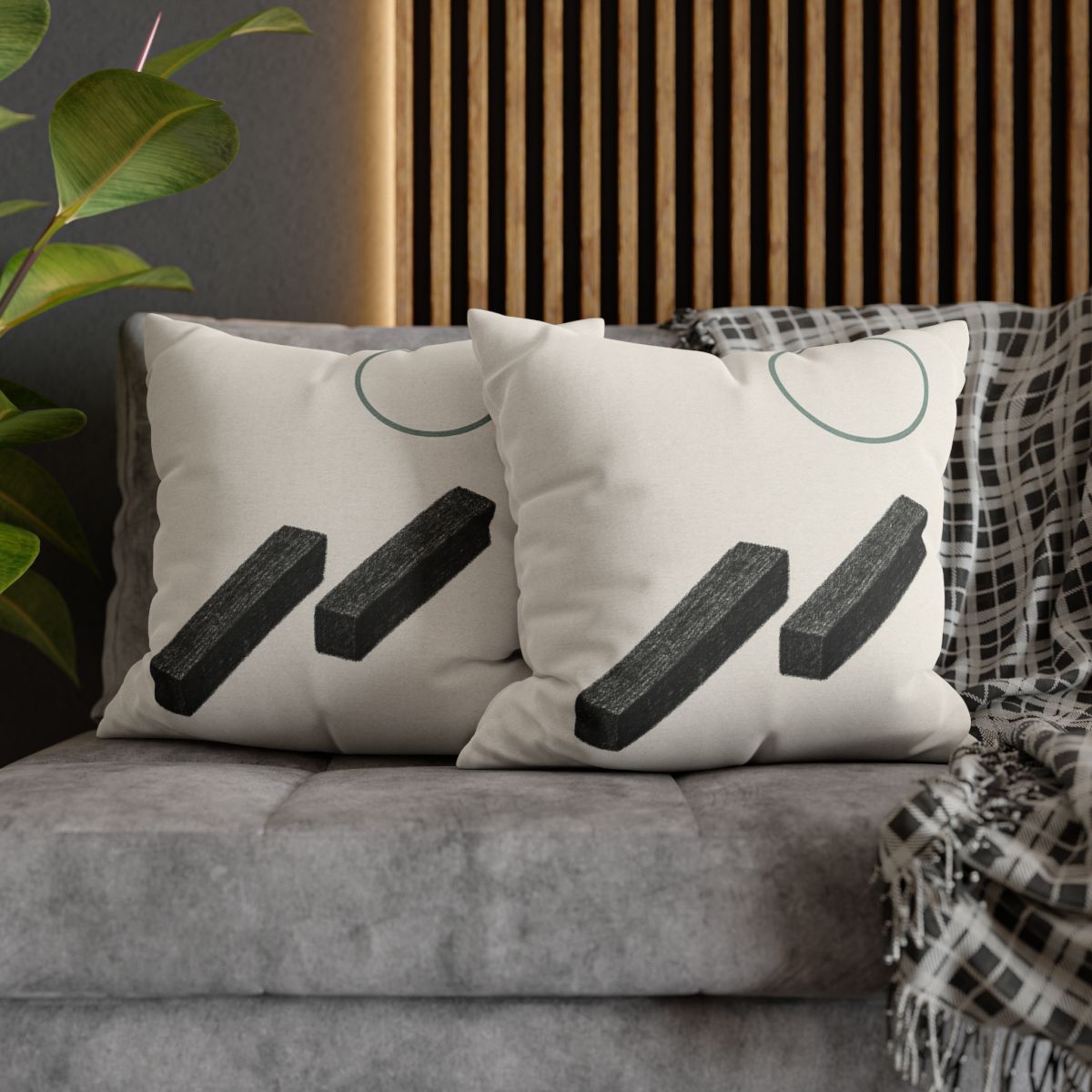 Staggered Bars With Floating Ring soft cotton pillow cases