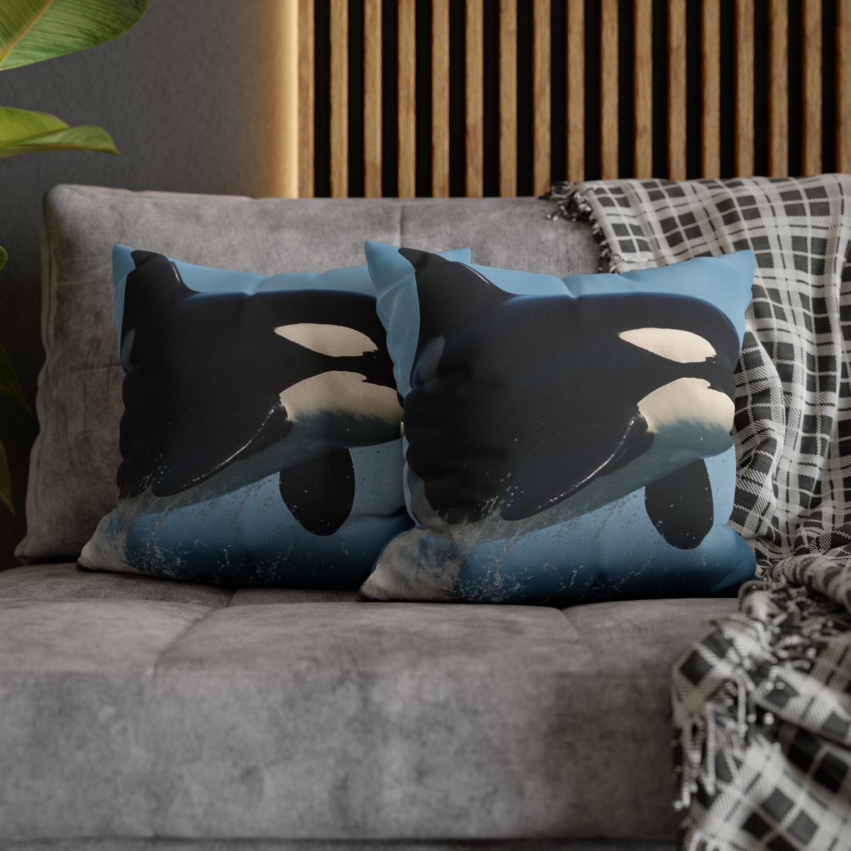 Tidal Monarch Orca comfortable bedding pillow covers
