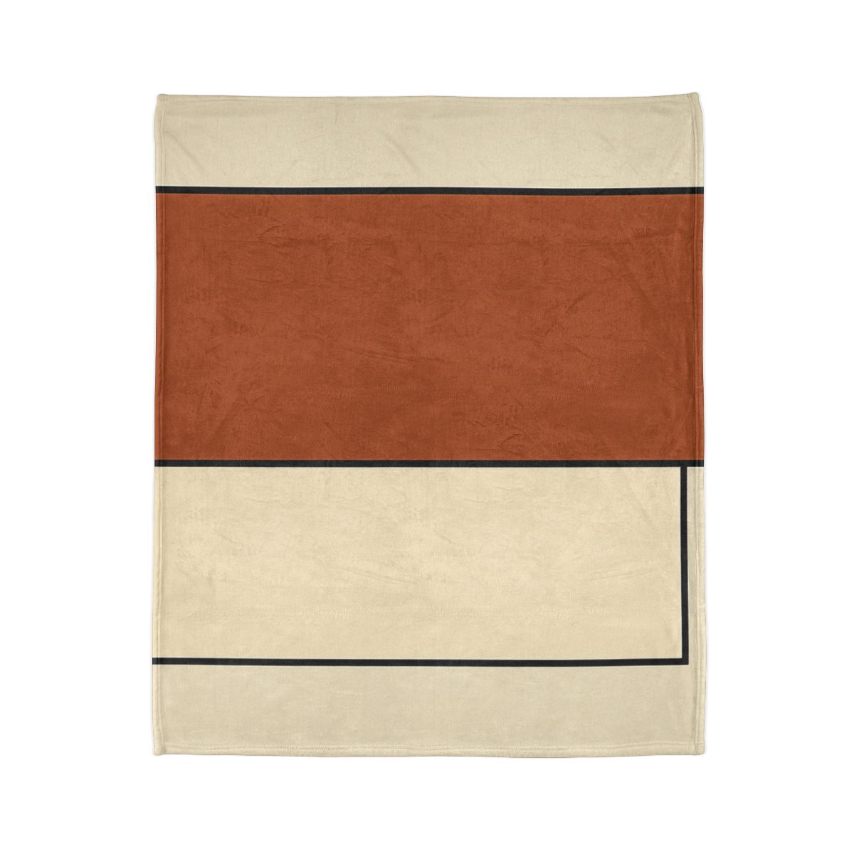 Offset Rectangle Pairing stylish throw blankets