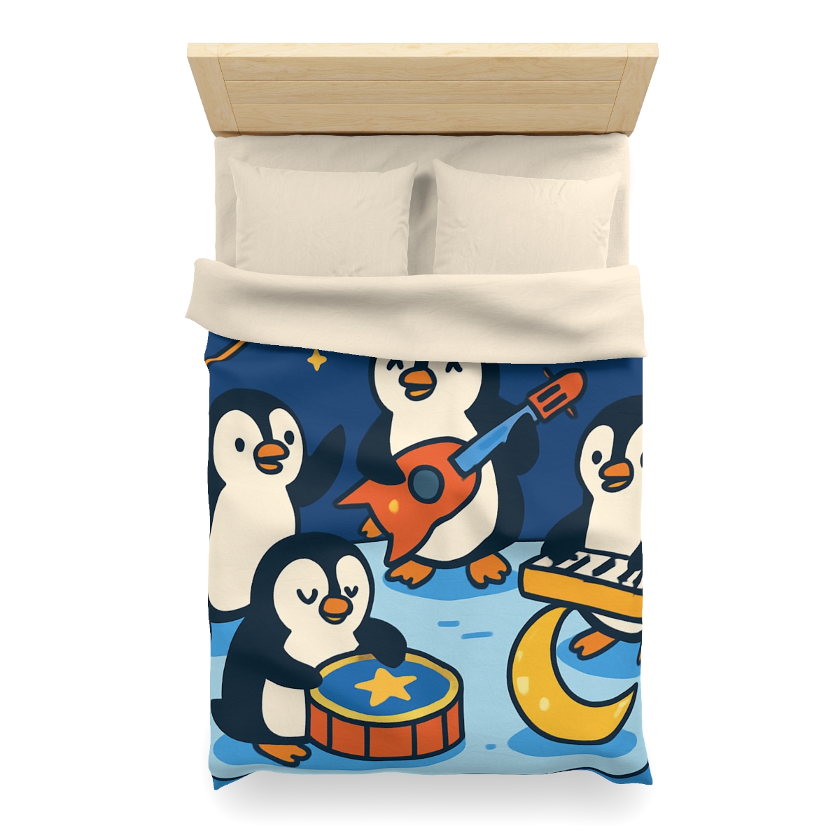Starlight Symphony Penguin Band unique patterned duvets