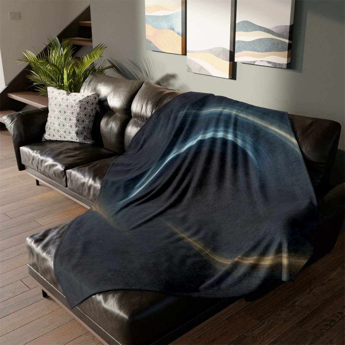 Gravitational Lens Mirage personalized cozy blankets