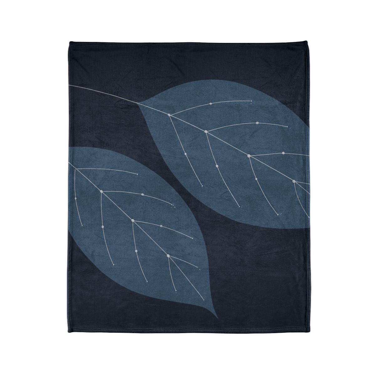Leaf Vein Constellation Map personalized cozy blankets