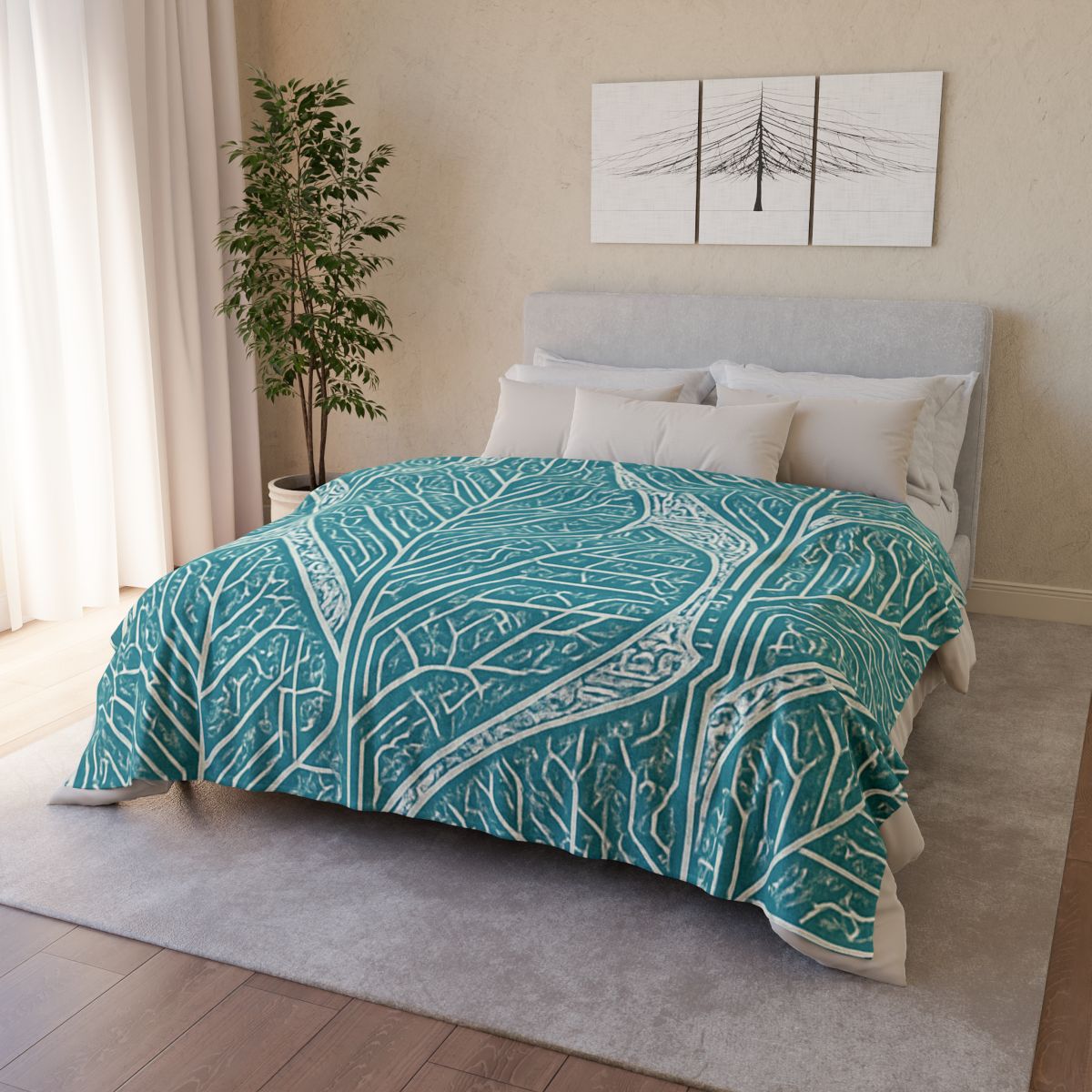 Veinline Circuit Lace stylish throw blankets