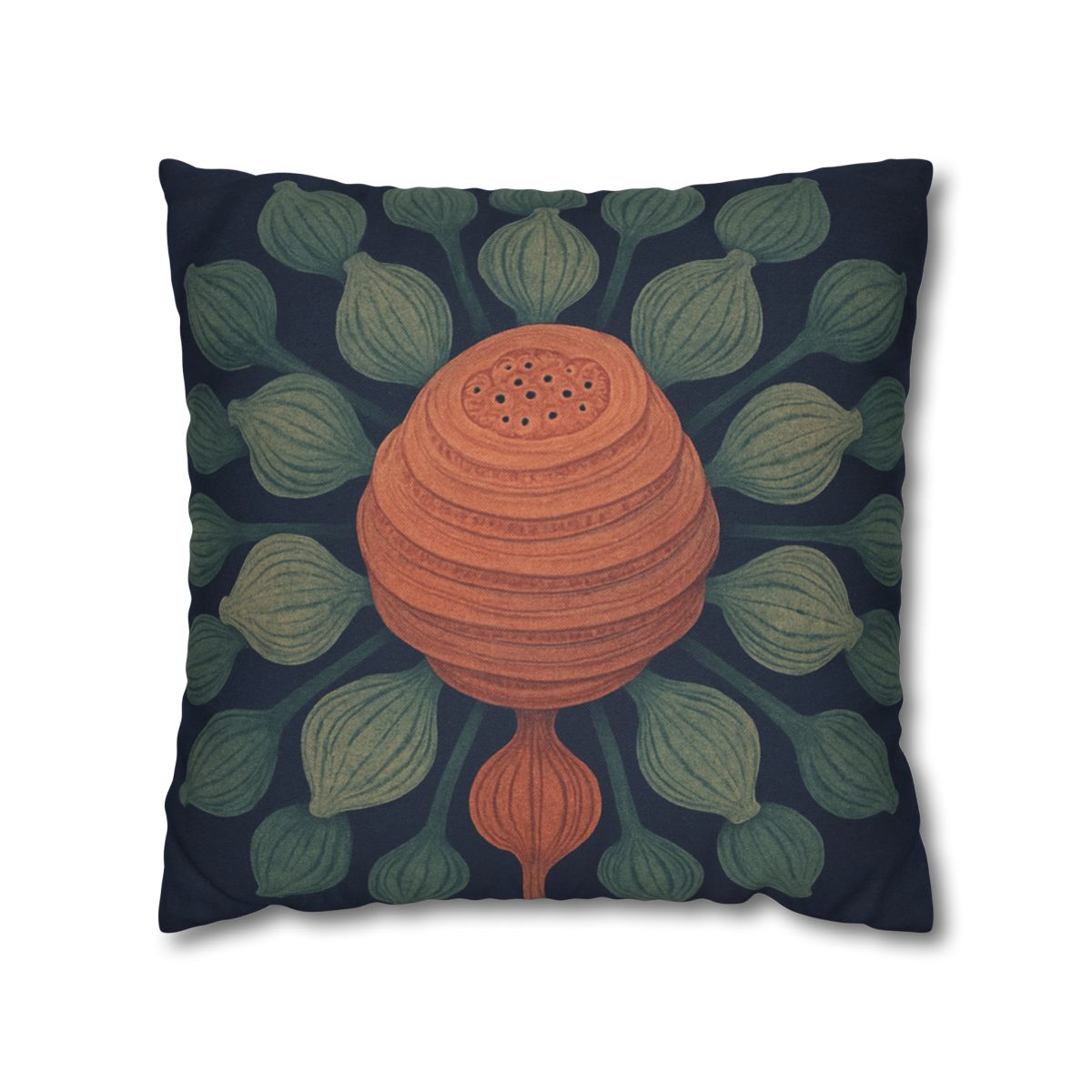 Spiral Seed Pod Halo trendy patterned pillow cases