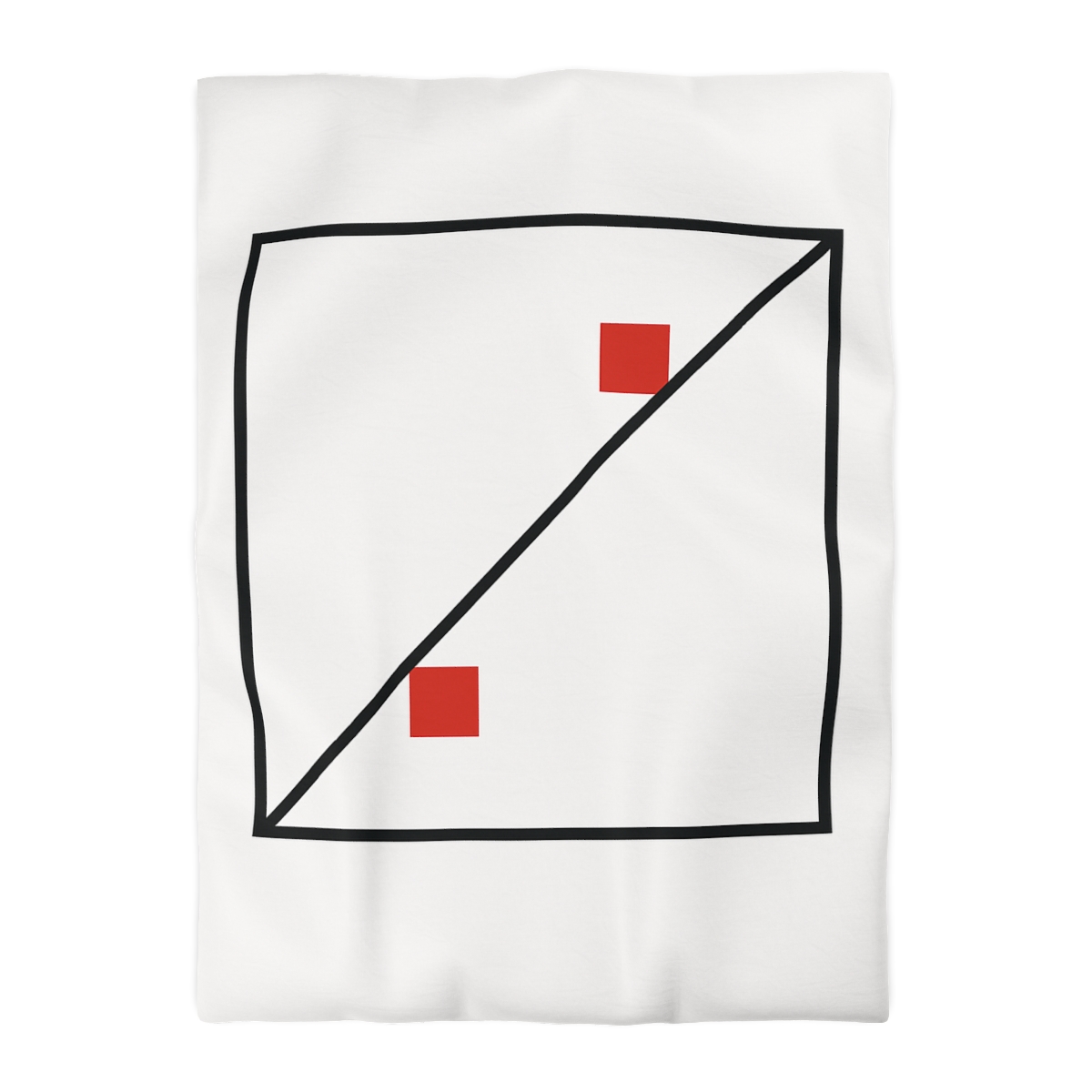 Diagonal Frame Split soft comforter duvets