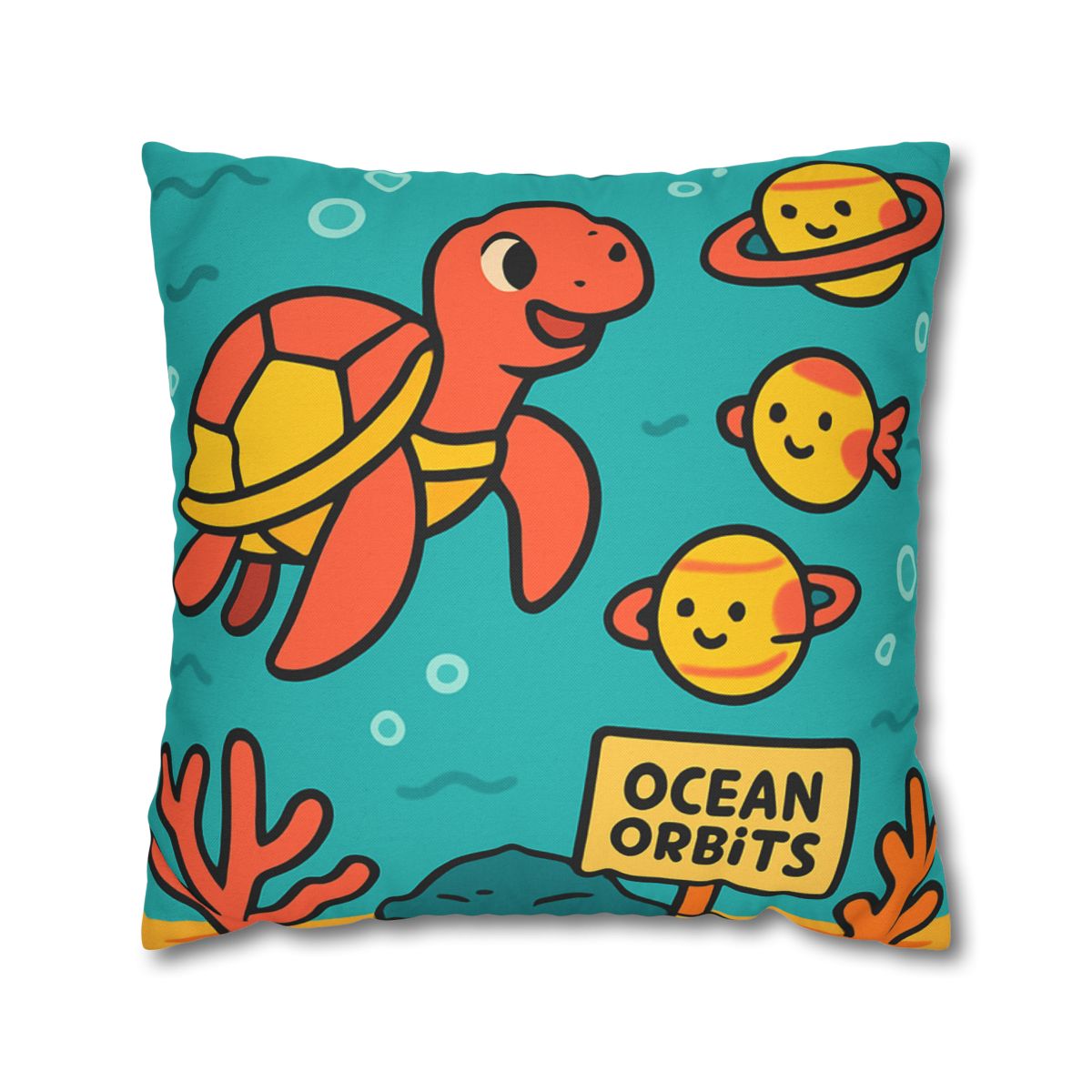 Coral Reef Planet Parade comfortable bedding pillow covers
