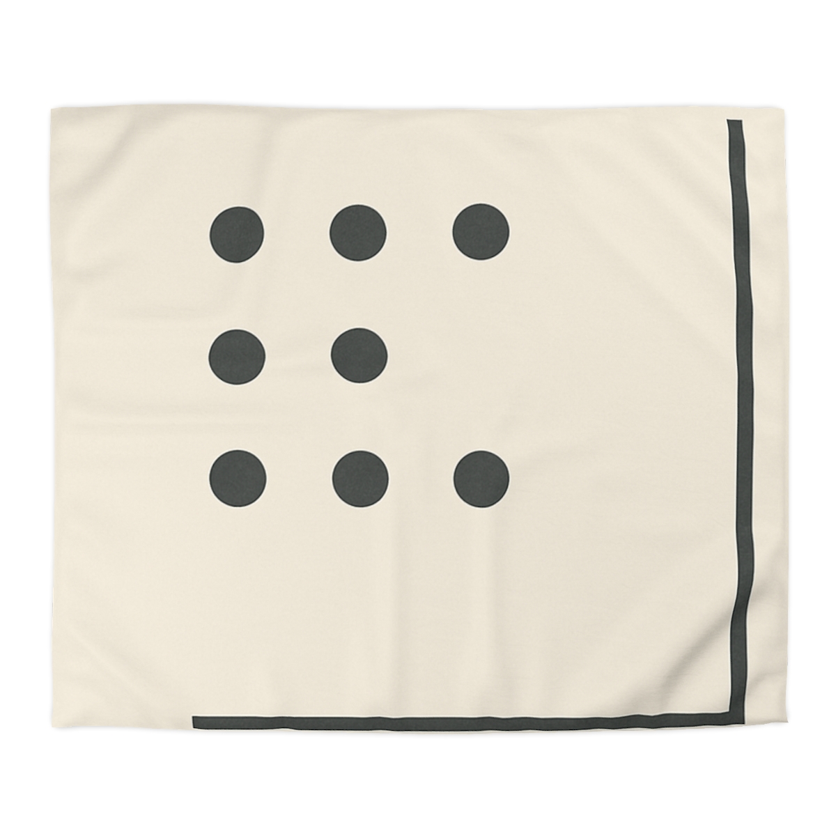 Sparse Dot Grid With Broken Frame trendy bedroom duvets