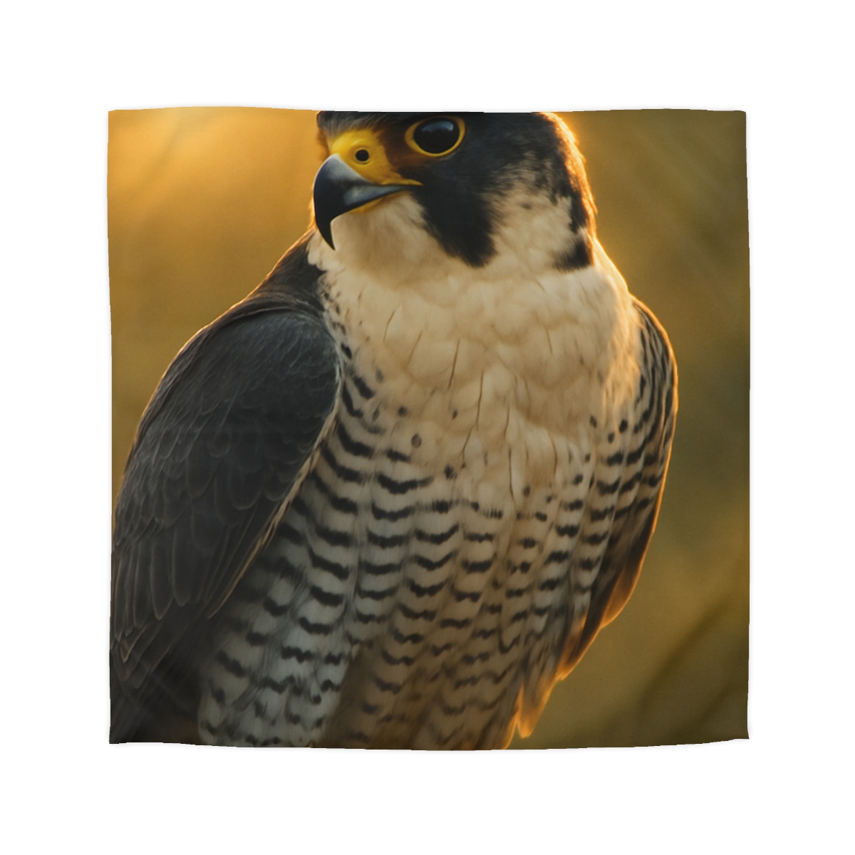 Dawn Arrow Peregrine Falcon designer printed duvets