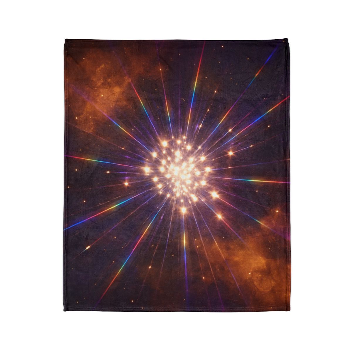 Starburst Cluster Mosaic designer printed blankets
