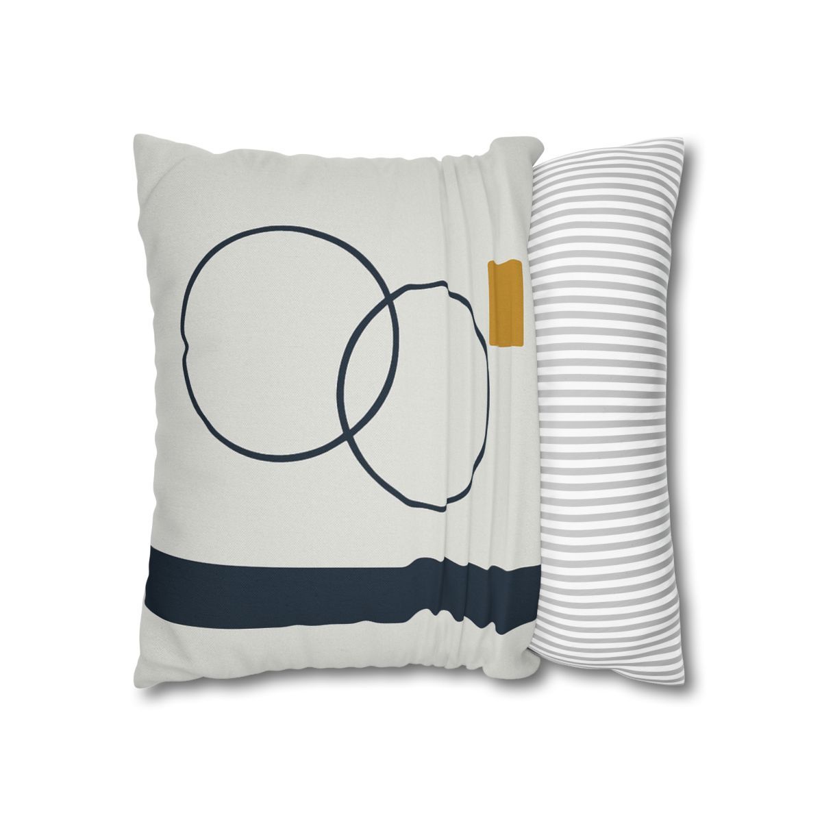 Staggered Rings With Anchored Column custom pillow cases