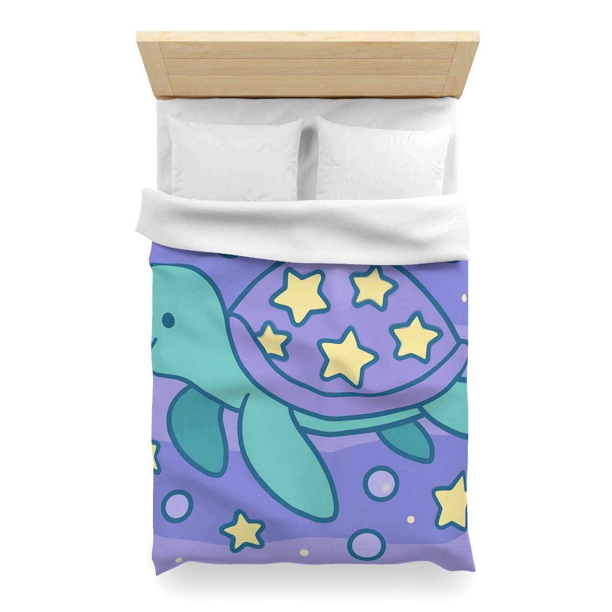 Nebula Ocean Turtle unique patterned duvets
