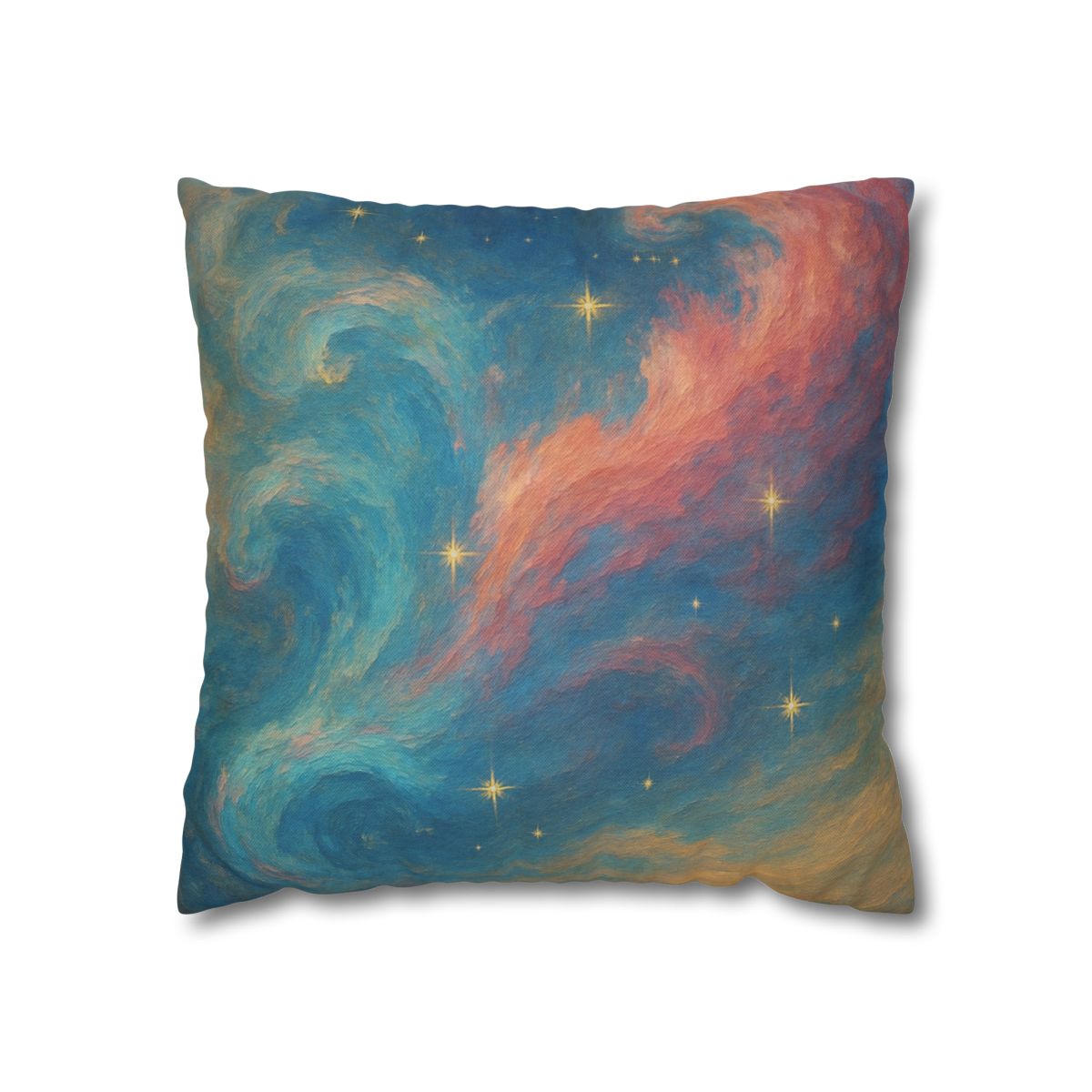 Chromatic Nebula Tidal Bloom stylish decorative pillowcases