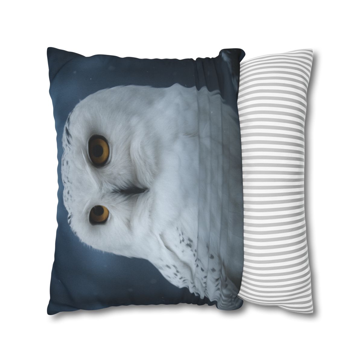Twilight Watcher Snowy Owl personalized pillow covers