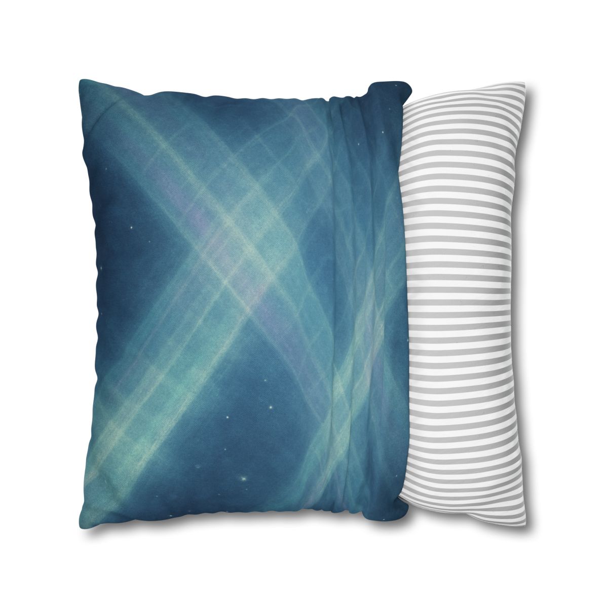 Aurora Lattice Drift soft cotton pillow cases