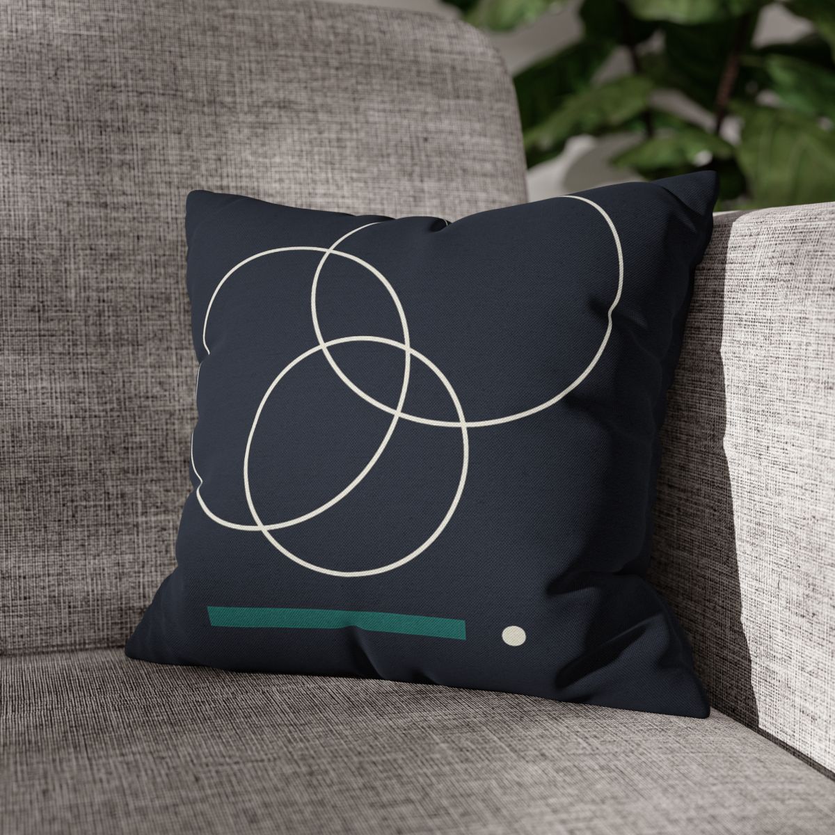 Staggered Rings And Anchored Bar trendy patterned pillow cases