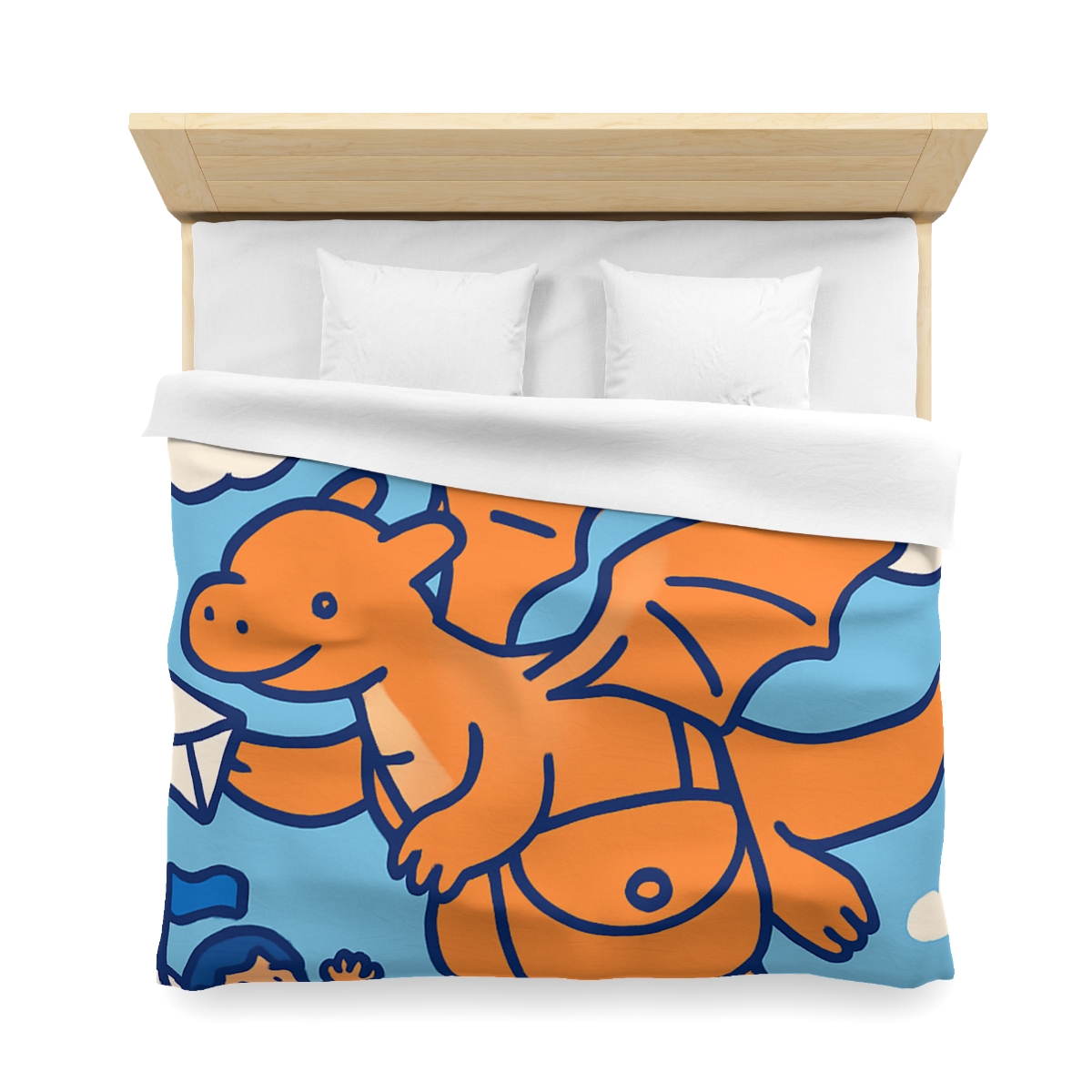 Cloud City Dragon Mail personalized bedding duvets