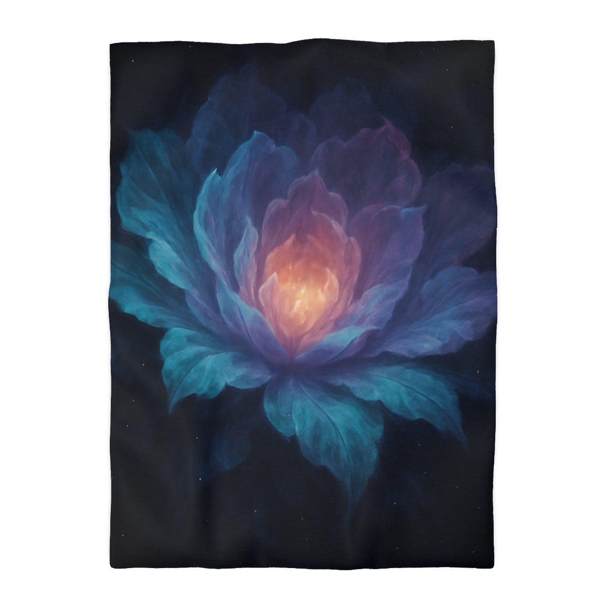 Prismatic Void Bloom custom duvets