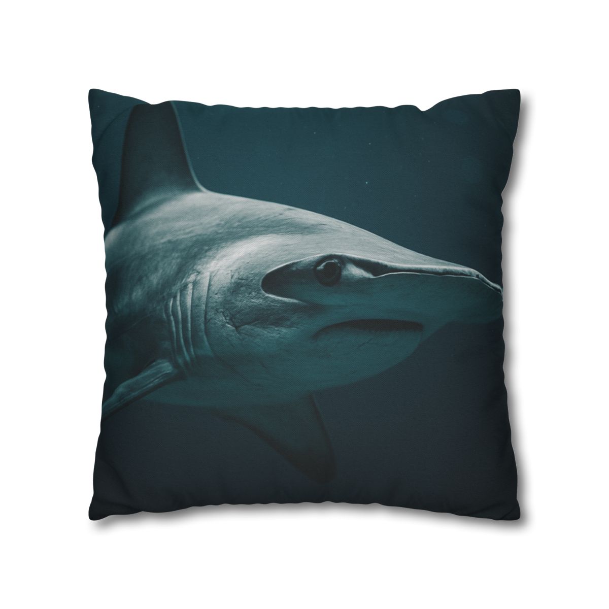 Midwater Silhouette Hammerhead Shark trendy patterned pillow cases