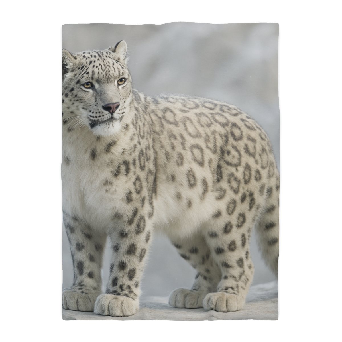 Snow Drift Hunter Snow Leopard soft comforter duvets