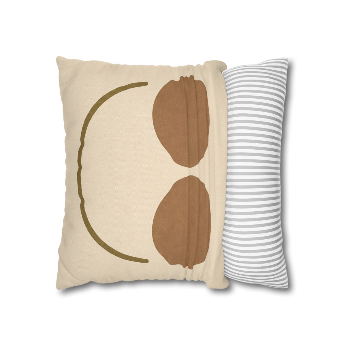 Arc Bridge Over Twin Circles personalized pillow covers