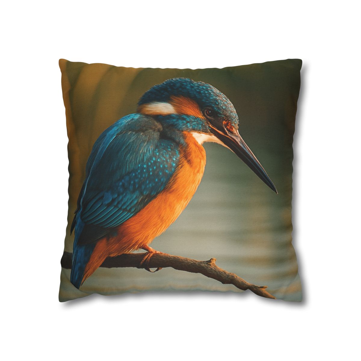 Aurora Splash Common Kingfisher comfortable bedding pillow covers