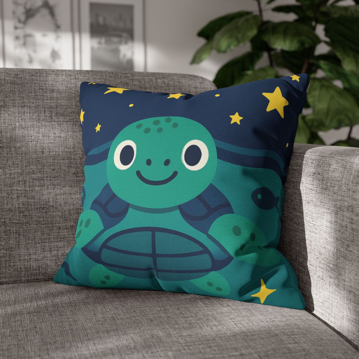 Starlight Sea Turtle comfortable bedding pillow covers