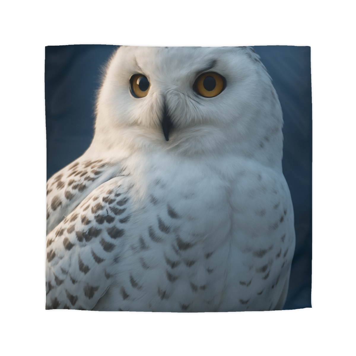 Midnight Watch Snowy Owl personalized bedding duvets
