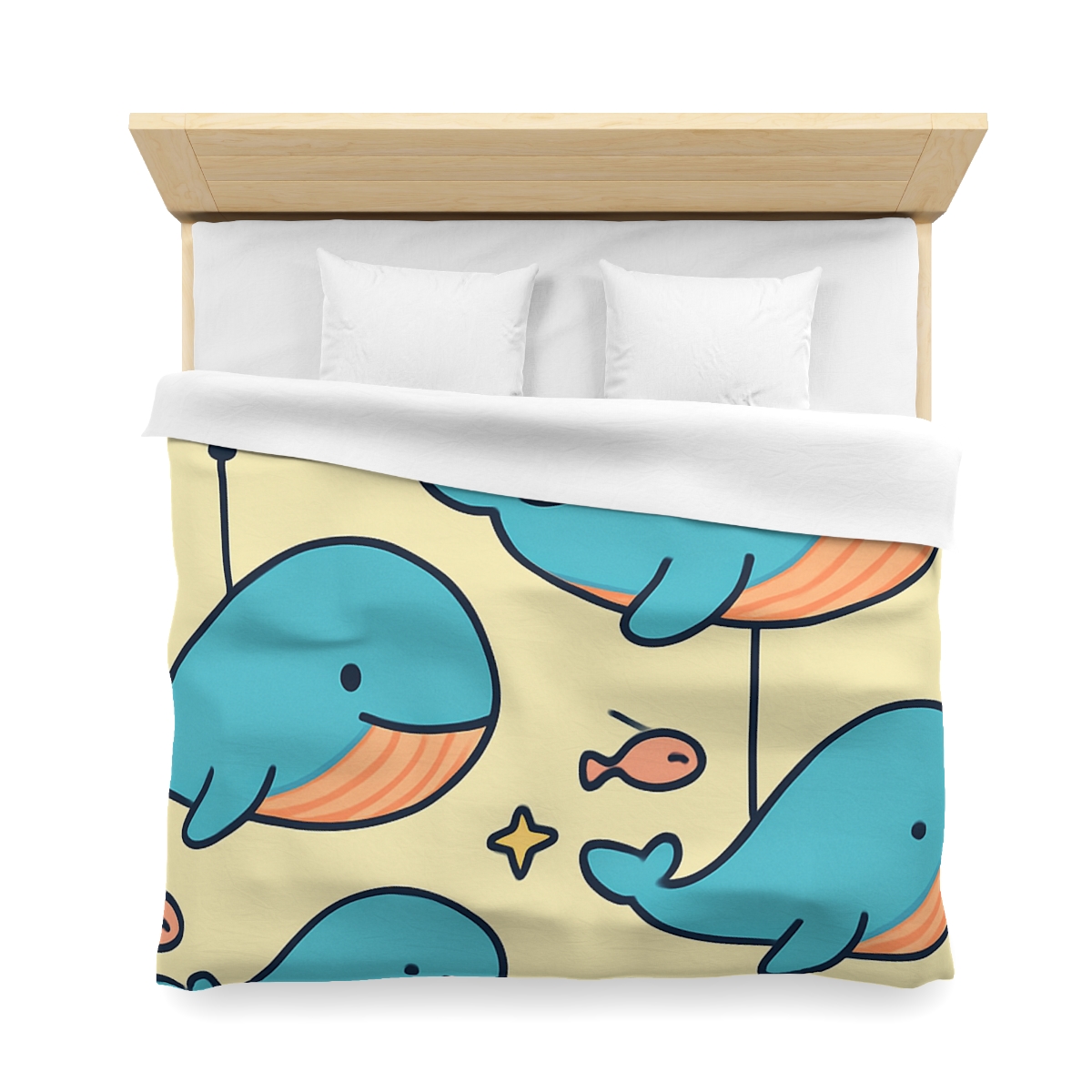 Cosmic Whale Parade duvets for gifts