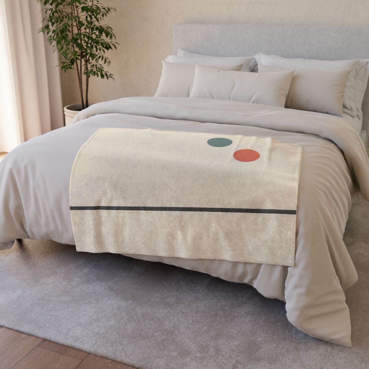 Low Horizon Line With Twin Points custom blankets