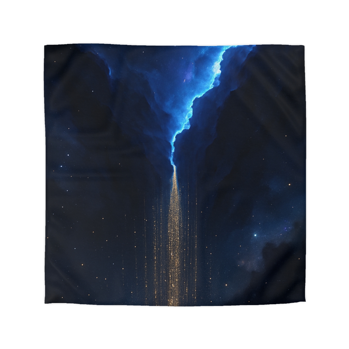 Luminous Rift Starfall custom duvets