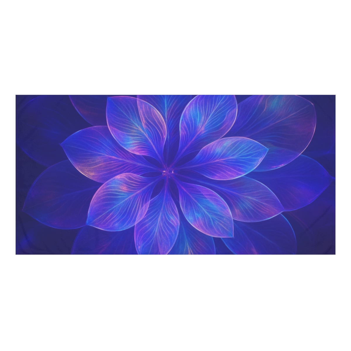 Petal Prism Interference trendy hand towels