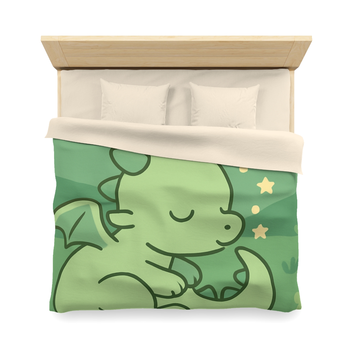 Moonlight Meadow Dragon personalized bedding duvets