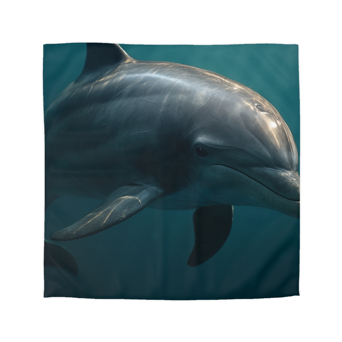 Nebula Drift Bottlenose Dolphin soft comforter duvets