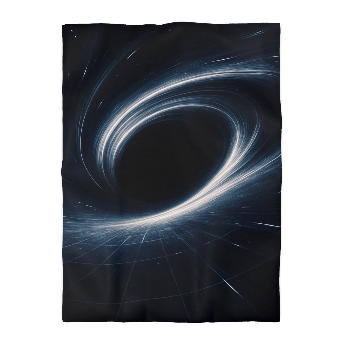 Gravity Well Vortex designer printed duvets