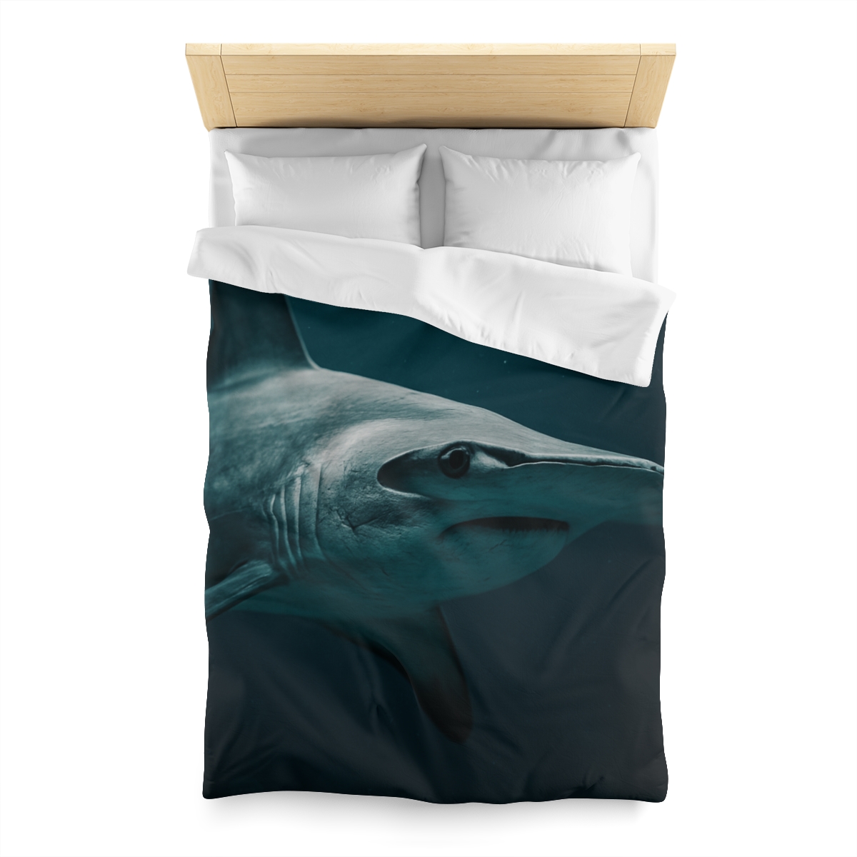 Midwater Silhouette Hammerhead Shark warm winter duvets