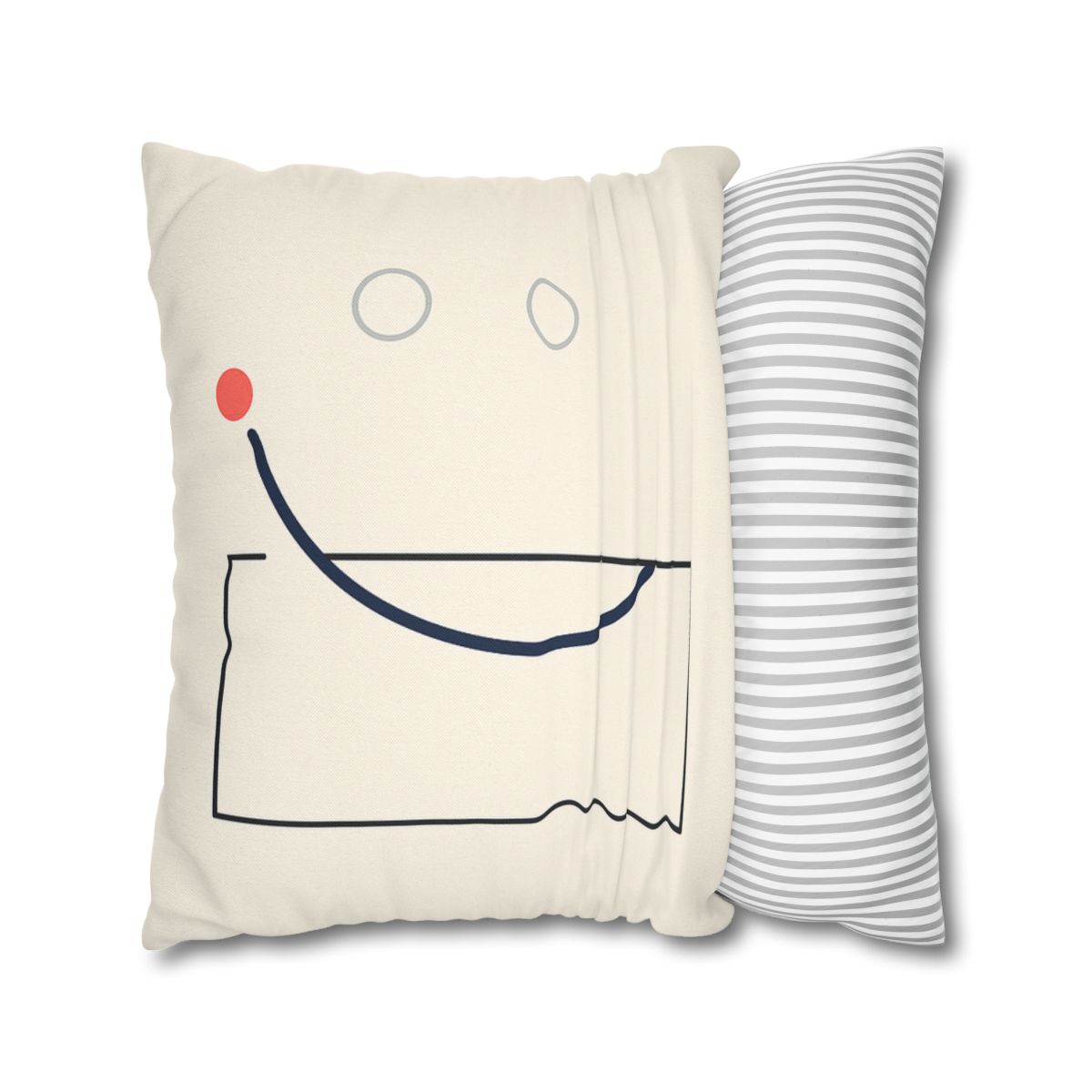 Offset Frame With Orbit Arc custom pillow cases