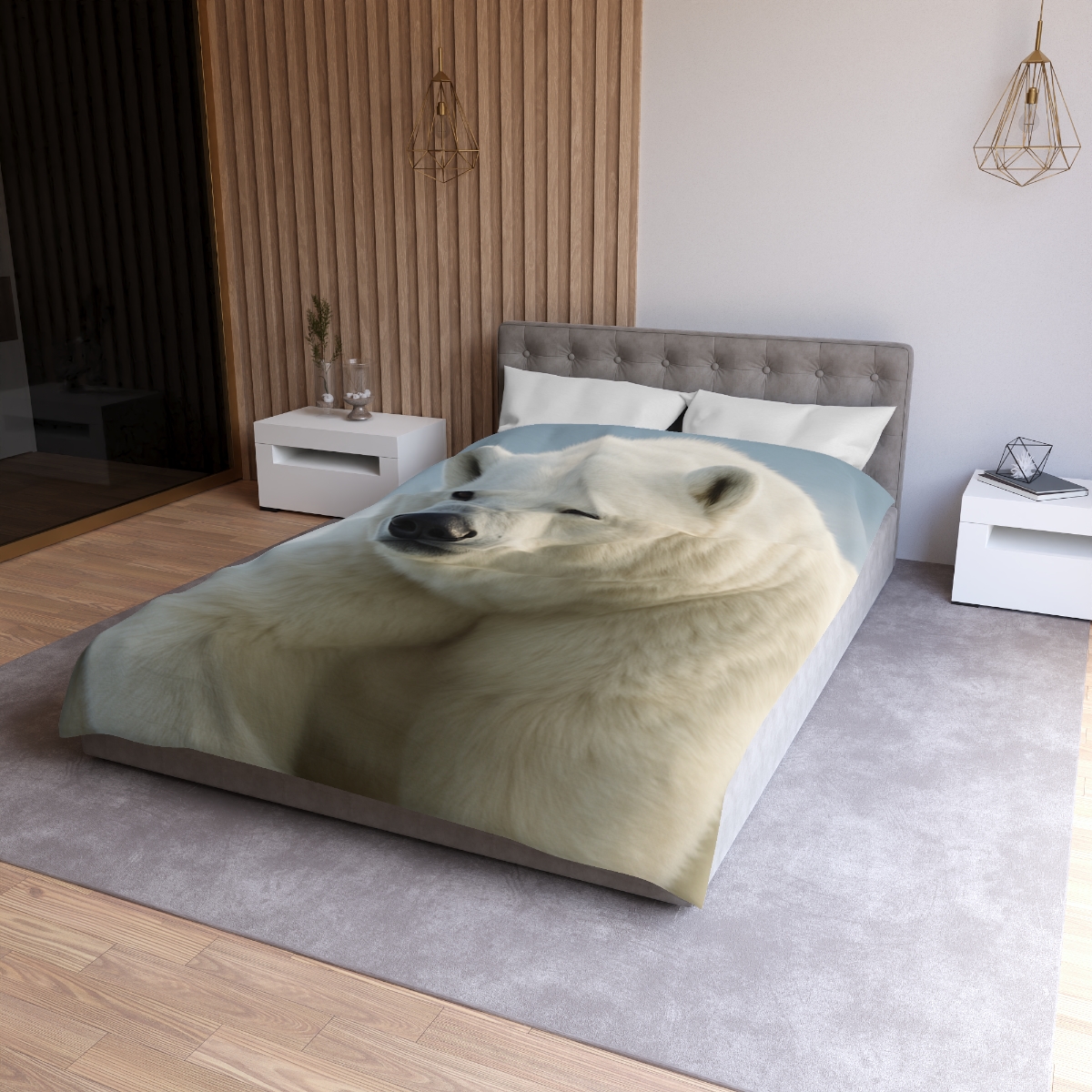 Glacier Sentinel Polar Bear warm winter duvets